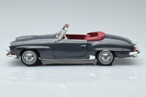 Mercedes 190 SL W121 Roadster Šedý Norev 1:18 183402 Kov – obrázek 4 z 8