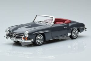 Mercedes 190 SL W121 Roadster Šedý Norev 1:18 183402 Kov