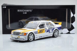 Mercedes 190E 2.5-16 W201 EVO 1 Jet #16 F. Biela Team Ms-Jet Racing DTM 1990 Minichamps 1:18 155903616 Kov – obrázek 6 z 6