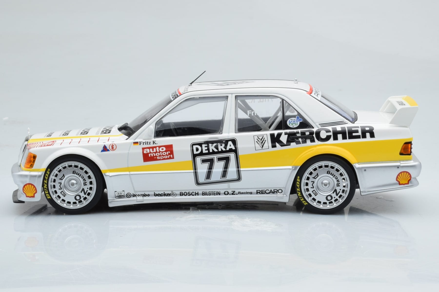 Mercedes 190E 2.5-16 W201 EVO 1 Karcher #77 F. Kreutzpointer Team AMG-Mercedes DTM 1990 Minichamps 1:18 155903677 Kov – obrázek 3 z 6