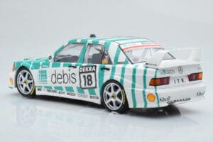 Mercedes 190E 2.5-16 W201 EVO 2 Debis #18 F. Giroix Team Zackspeed DTM 1991 Minichamps 1:18 155913618 Kov – obrázek 5 z 6