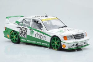 Mercedes 190E 2.5-16 W201 EVO 2 Debis #88 B. Schneider Team Zackspeed DTM 1991 Minichamps 1:18 155913688 Kov – obrázek 4 z 6