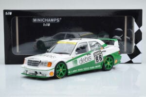 Mercedes 190E 2.5-16 W201 EVO 2 Debis #88 B. Schneider Team Zackspeed DTM 1991 Minichamps 1:18 155913688 Kov – obrázek 6 z 6