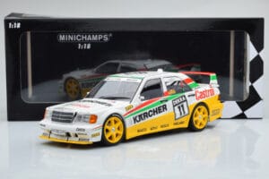 Mercedes 190E 2.5-16 W201 EVO 2 Karcher #11 J. Laffite Team Maas-Schons DTM 1992 Minichamps 1:18 155923611 Kov – obrázek 6 z 6