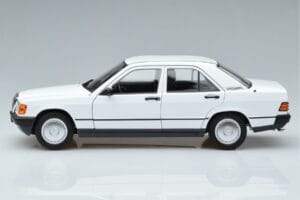 Mercedes 190 E W201 Bílý Norev 1:18 183820 Kov – obrázek 4 z 7
