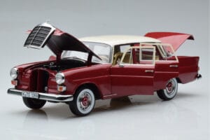 Mercedes 200 W110 Červený Norev 1:18 183706 Kov – obrázek 2 z 7