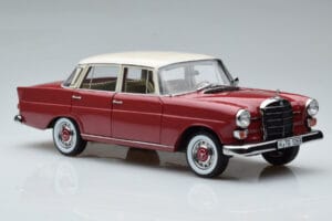 Mercedes 200 W110 Červený Norev 1:18 183706 Kov – obrázek 6 z 7