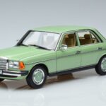 Mercedes 200 W123 Zelený Norev 1:18 183796 Kov