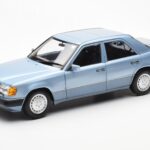 Mercedes 230E W124 Světle Modrý Metalíza Norev 1:18