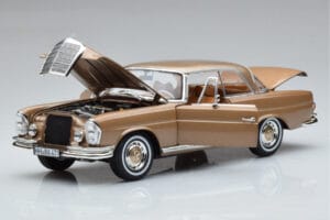 Mercedes 250 SE Coupe W111 Zlatá Metalíza Norev 1:18 183759 Kov – obrázek 2 z 7