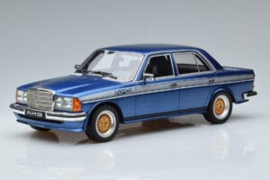 Mercedes 280 E AMG W123 Modrý Otto 1:18 OT221 Pryskyřice