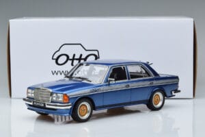 Mercedes 280 E AMG W123 Modrý Otto 1:18 OT221 Pryskyřice – obrázek 6 z 6