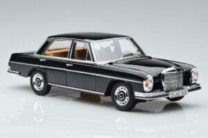 Mercedes 280 SE W108 Černý Norev 1:18 183762 Kov – obrázek 5 z 7