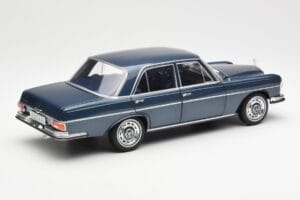 Mercedes 280 SE W108 Tmavě Modrý Metalíza Norev 1:18 183534 Kov – obrázek 3 z 8