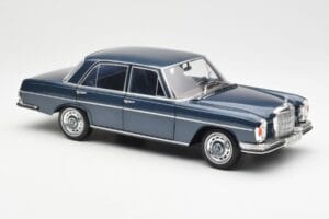Mercedes 280 SE W108 Tmavě Modrý Metalíza Norev 1:18 183534 Kov – obrázek 6 z 8