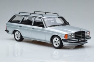 Mercedes 280 TE AMG S123 Stříbrný Otto 1:18 OT246 Pryskyřice – obrázek 4 z 6