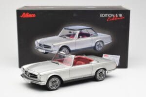 Mercedes 280 SL W113 Pagoda Stříbrný Schuco 1:18 450035000 Kov – obrázek 8 z 8