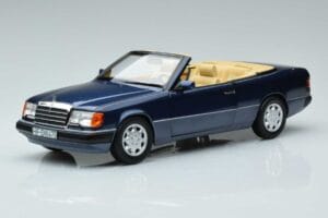 Mercedes 300 CE-24 A124 Kabriolet Nautical Modrý Limitovaná Edice Norev 1:18 183879 Kov