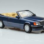 Mercedes 300 CE-24 A124 Kabriolet Nautical Modrý Limitovaná Edice Norev 1:18 183879 Kov - image 5 of 7