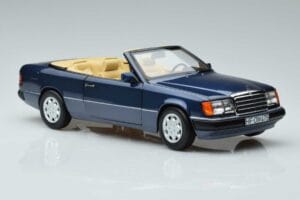 Mercedes 300 CE-24 A124 Kabriolet Nautical Modrý Limitovaná Edice Norev 1:18 183879 Kov – obrázek 5 z 7