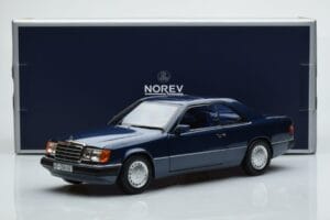 Mercedes 300 CE-24 C124 Coupe Nautical Modrý Limitovaná Edice Norev 1:18 183882 Kov – obrázek 7 z 7