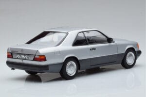 Mercedes 300 CE-24 C124 Coupe Stříbrný Norev 1:18 183880 Kov – obrázek 3 z 7