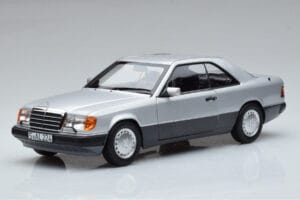 Mercedes 300 CE-24 C124 Coupe Stříbrný Norev 1:18 183880 Kov