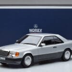 Mercedes 300 CE-24 C124 Coupe Stříbrný Norev 1:18 183880 Kov - image 7 of 7