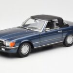 Mercedes 300 SL R107 Námořní Modrá Norev 1:18 183466
