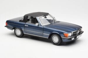 Mercedes 300 SL R107 Námořní Modrá Norev 1:18 183466 Kov – obrázek 6 z 8