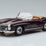 Mercedes 300 SL W198 Roadster Červený Norev 1:18