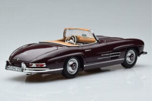 Mercedes 300 SL W198 Roadster Červený Norev 1:18 183891 Kov – obrázek 3 z 8