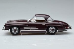 Mercedes 300 SL W198 Roadster Červený Norev 1:18 183891 Kov – obrázek 4 z 8