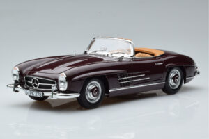 Mercedes 300 SL W198 Roadster Červený Norev 1:18