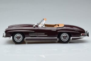 Mercedes 300 SL W198 Roadster Červený Norev 1:18 183891 Kov – obrázek 5 z 8