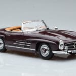 Mercedes 300 SL W198 Roadster Červený Norev 1:18 - image 6 of 8