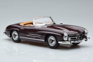 Mercedes 300 SL W198 Roadster Červený Norev 1:18 183891 Kov – obrázek 6 z 8