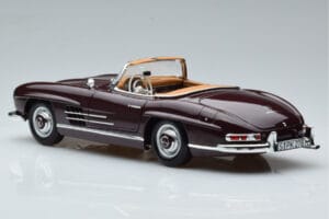 Mercedes 300 SL W198 Roadster Červený Norev 1:18 183891 Kov – obrázek 7 z 8