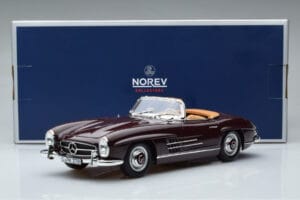 Mercedes 300 SL W198 Roadster Červený Norev 1:18 183891 Kov – obrázek 8 z 8