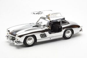Mercedes 300 SL W198 Chrom Minichamps 1:18 B66040645 Kov – obrázek 2 z 8