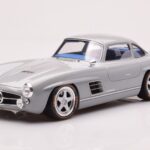 Mercedes 300 SL W198 Gullwing By S-Klub Šedý GT Spirit 1:18