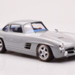 Mercedes 300 SL W198 Gullwing By S-Klub Šedý GT Spirit 1:18 - image 4 of 6