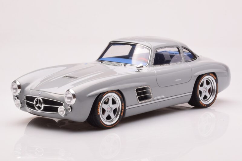 Mercedes 300 SL W198 Gullwing By S-Klub Šedý GT Spirit 1:18