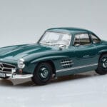 Mercedes 300 SL W198 Gullwing Zelený Norev 1:18