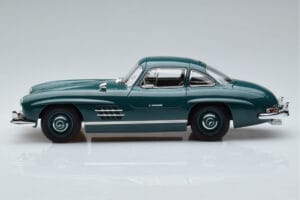 Mercedes 300 SL W198 Gullwing Zelený Norev 1:18 183851 Kov – obrázek 4 z 7