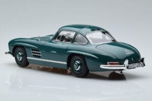 Mercedes 300 SL W198 Gullwing Zelený Norev 1:18 183851 Kov – obrázek 6 z 7