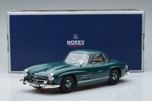 Mercedes 300 SL W198 Gullwing Zelený Norev 1:18 183851 Kov – obrázek 7 z 7