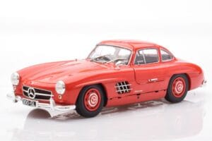 Mercedes 300 SL W198 Gullwing Červený Minichamps 1:18