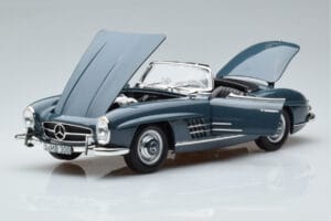 Mercedes 300 SL W198 Roadster Modrý Norev 1:18 B66040668 Kov – obrázek 2 z 9