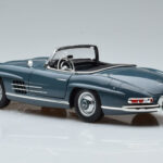 Mercedes 300 SL W198 Roadster Modrý Norev 1:18 - image 8 of 9